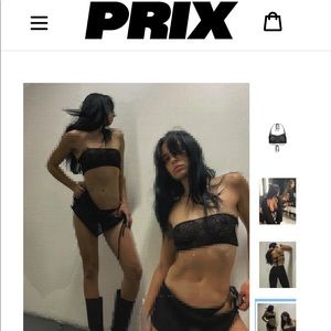 PRIX Workshop Yuna Mohair Knit Tie Top